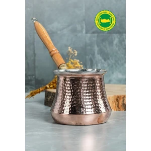 Bakır Sütlük & Cezve 6-7 Kişilik