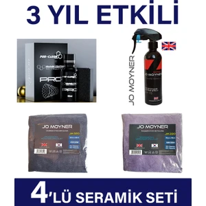 Graphen Seramik Kaplama Seti 3 Yıl Etkili 4'Lü Set Nano Teknoloji