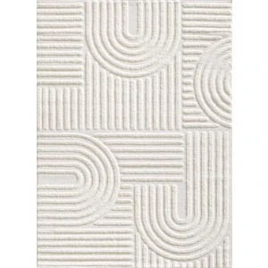 Venucci Home & Living Quincey Bukleli Yumuşak Peluş Post Shaggy Krem Halı