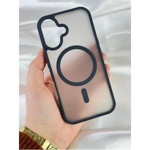 iPhone 16 - Yükseltilmiş Kamera Korumalı Buzlu Sararmaz Kablosuz Magsafe Özellikli Vio Kılıf