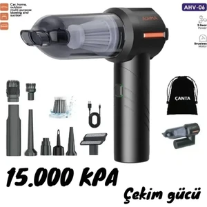 Yeni Kablosuz Auhma 15.000 Pa Katlanabilir 3 Kademeli Profesyonel Ultra Çekim Güçlü Mini Araç Süpürgesi