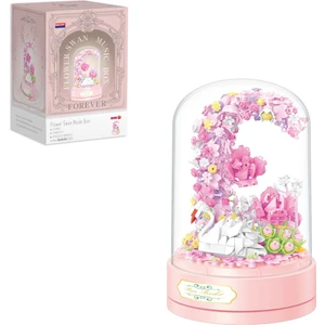 Gül Aşkı Müzik Kutusu (BL21209) – Mini Blok Yapı Oyuncakları Seti