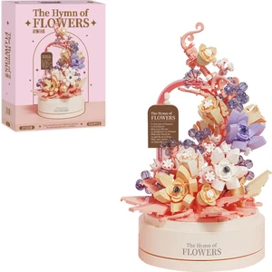 The Hymn Of Flowers Müzik Kutusu (BL21238) – Mini Blok Yapı Oyuncakları Seti