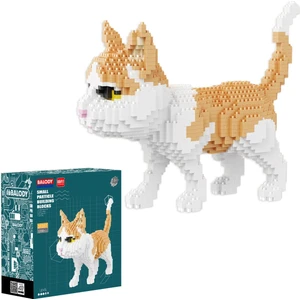 Evcil Hayvan Serisi – Turuncu Tekir Kedi (BL16037) – Mikro Blok Yapı Oyuncakları Seti