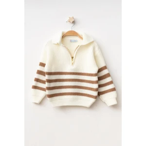 Çizgili Triko Kazak 4099