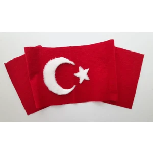 Ay Yıldızlı Üç Boyutlu Peluş Torpido Örtüsü