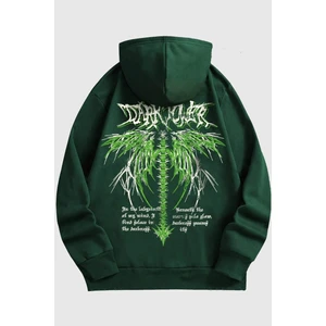 Uygun Tarz Dark Baskılı Oversize Sweatshirt