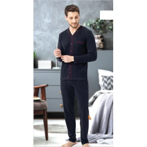 Erkek Boydan Düğmeli Pijama Takımı