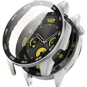 Redmud Teknoloji Huawei Watch Gt5 Pro 46 mm Uyumlu Kadranlı Sert Pc Kasa ve Ekran Koruyucu 360 Koruma Kapak