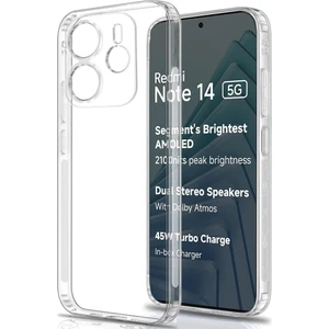 Xiaomi Redmi Note 14 Şeffaf Silikon Kılıf