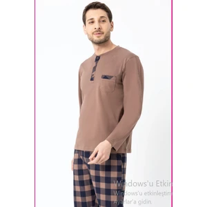 Erkek Ekoseli Pijama Takımı