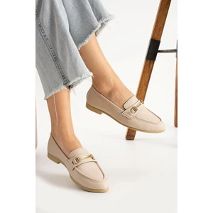 Kadın Babet Toka Detaylı Şık Anatomik Babet Ayakkabı Rahat Taban Günlük Iş Ofis Babet