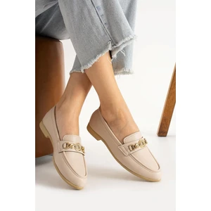 Kadın Babet Toka Detaylı Şık Anatomik Günlük Ayakkabı Rahat Taban Günlük Iş Ofis Babet