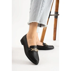 Kadın Babet Toka Detaylı Şık Anatomik Günlük Ayakkabı Rahat Taban Günlük Iş Ofis Babet