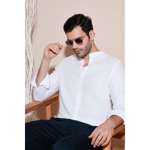 Pamuklu Regular Fit Hakim Yaka Gömlek Erkek Gömlek CF25S127702
