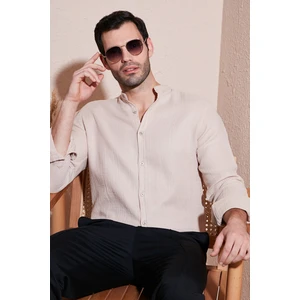 Pamuklu Regular Fit Hakim Yaka Gömlek Erkek Gömlek CF25S127702