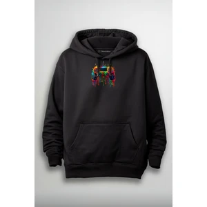 Renkli Playstation Kolu Baskılı Unisex Sweatshirt
