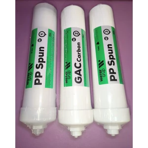 All Water Su Arıtma 3'lü Inline Filtre Seti Orijinal Nsf Onaylı (Dirsek Hediyeli)