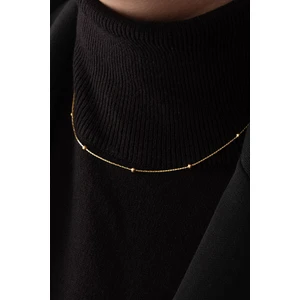 By Florya Jewelry Çelik Toplu İnce Dorika Zincir Kolye İnce Burgu Zincir 1 mm Zarif Minimal