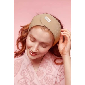 %100 Pamuk Saç / Makyaj Bandı Brown Spor-Yoga-Spa-Cilt Bakım