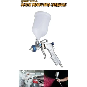 Freed Tools Havalı Üstten Depolu Boya Tabancası 1.3 mm Basınç Ayarlı