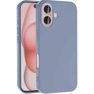 Caseworld Apple iPhone 16 ile Uyumlu Kapak Içi Kadife Lansman Silikon Kılıf - Petrol Mavisi