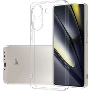 Xiaomi Poco X7 Pro ile Uyumlu Kılıf Şeffaf Kamera Korumalı Esnek Silikon Telefon Kılıfı Kapak