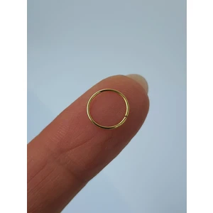 Kurukafa Gift Hızma Düz 8 mm Ince Halka Gold Renk