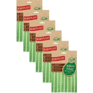 Mikrofiber Bambu Temizlik Bezi 30 x 30 cm x 6 Adet