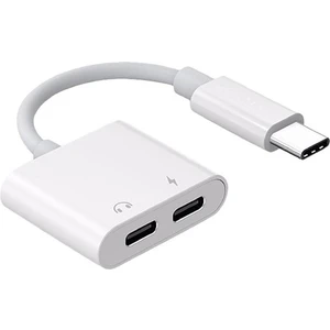 Type C To Kulaklık Hızlı Şarj Giriş Çevirici Çoklayıcı Çoğaltıcı Splitter Adaptör
