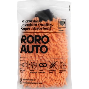 Roro Auto Munzur Mikrofiber Araç Yıkama Eldiveni Turuncu
