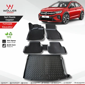 Vw Taigo Paspas Bagaj Havuzu Set 2022 Sonrası 3D Ultraflex Set