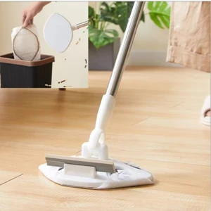 Pratik Kullanımlı Islak Mendil Uyumlu Hızlı Kuruma Sağlayan Çek Çekli Mop