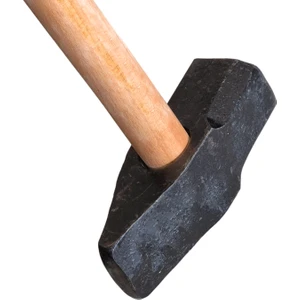 Alet Çantam 5 kg Saplı Balyoz Dövme Çelik Sivri Büyük Varyoz Ağır Çekiç