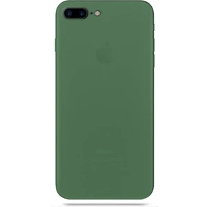 Apple iPhone 8 Plus Transparent Slim Case Yeşil