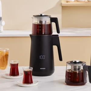 Cool Touch 1502 Çift Cidarlı Dijital Ekran Çay Makinesi Black