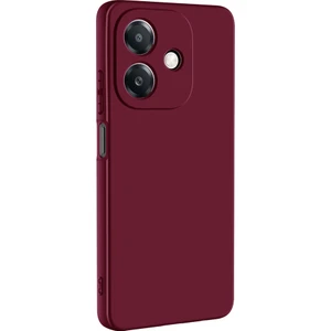 Oppo A3 Uyumlu Kılıf Lansman Içi Kadife Silikon Mürdüm