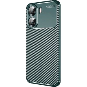 Xiaomi Poco X7 Pro Uyumlu Kılıf Negro Karbon Desen Yeşil