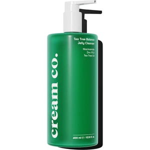 Cream Co. Akne & Siyah Nokta Karşıtı Yüz Temizleme Jeli | Niacinamide Çay Ağacı Yağı | 400 ML