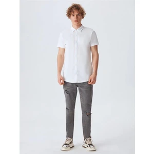 Ltb DIPOSA Kısa Kollu Beyaz Gömlek 12248419060842