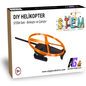 Alpgen Robotics STEM Helikopter Seti - Çocuklar Için Eğlenceli ve Eğitici Oyuncak