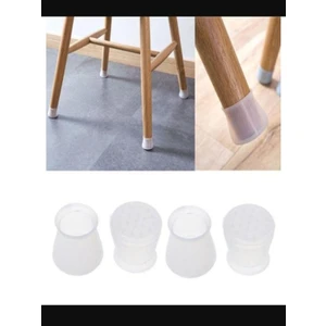 Ayak Koruyucu 12 Adet Masa Sandalye Ayağı Silikon Zemin Parke Yer Koruyucu