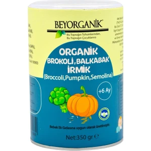 Organik Brokoli Balkabak İrmik +6 Ay ( Ek Gıda) 250gr