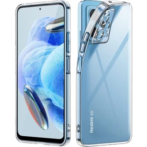 Xiaomi Redmi Note 12 Pro 5g Kılıf Kamera Çıkıntılı Korumalı Renksiz Yumuşak Şeffaf Silikon Kapak