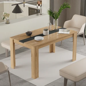 Robin Home Lena Yemek Masası Mutfak Masası 140 x 80 Sepet-Antrasit