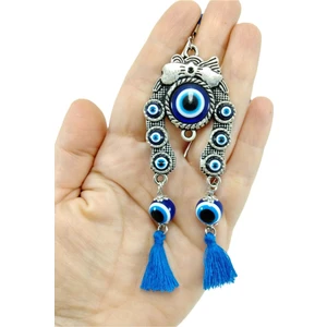 Dikiz Ayna Süsü, Nazar Boncuklu Metal At Nalı Araba Dekoru Püsküllü Aksesuar, Yeni Araba Hediyesi