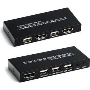 2 Port 4K 60Hz Dp Kvm Switch (DK-AC-KVM2X1DP)