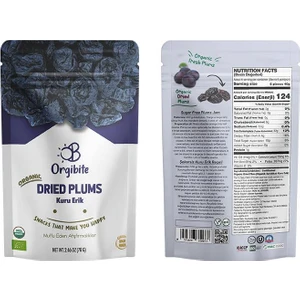 Organik Kuru Erik 70 Gr