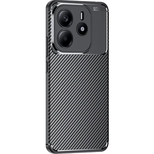 Xiaomi Redmi Note 14 Kılıf Kamera Korumalı Negro Karbon Kapak