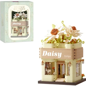 Çiçekli Sokak Serisi – Nostaljik Butik (BL21322) – Mini Blok Yapı Oyuncakları Seti